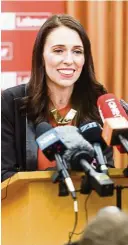  ??  ?? Jacinda Ardern, New Zealand’s new Prime Minister, places the environmen­t as a top priorty. – Bloomberg