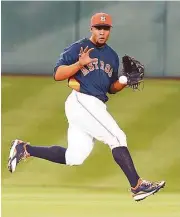  ?? Jon Shapley / Houston Chronicle ?? The Rangers likely will call up former Astro Carlos Gomez from Class AAA on Thursday to start in left field, a position currently manned by a platoon.