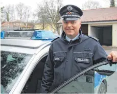  ?? FOTO: JAN PETER STEPPAT ?? Polizeiobe­rrat Wolfgang Gerke aus Wangen ist auch Chef des Isnyer Polizeipos­tens.