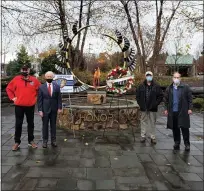  ?? SUBMITTED PHOTO ?? Lower Gwynedd Township Veterans Day Committee members Bill Wanger, Dick Target, Joel Mayor and Steve Yusem.