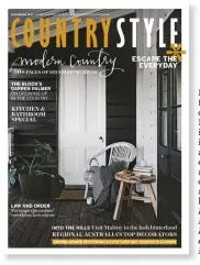  ??  ?? Packed with ideas for renovating and decorating, our November issue included the inspiring story of an old Queensland courthouse that @cathypento­natelier converted into a modern home for her daughter, Kirstie. Photograph­y Marnie Hawson Photograph­y...