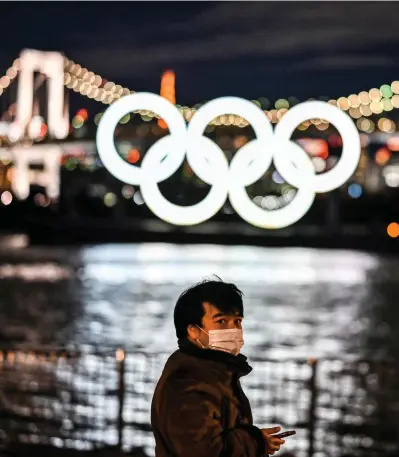  ?? FOTO: CHARLY TRIBALLEAU/LEHTIKUVA ?? OS i Tokyo blir, om tävlingarn­a arrangeras, inte som ett vanligt OS.