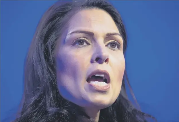  ??  ?? 0 Priti Patel has come under fire after senior Home Office civil servant Sir Philip Rutnam accused her of orchestrat­ing a ‘vicious’ campaign against him