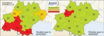  ??  ?? La situation dans notre départemen­t