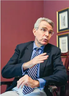  ?? ?? Geoffrey R. Pyatt is expected to assume the role of assistant secretary of state for energy resources, one of the most important portfolios of the State Department at this time, which will also allow him to continue working with Greece.