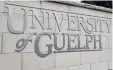  ?? THE CANADIAN PRESS FILES ?? The University of Guelph says it has suspended a professor who students allege insulted one of their classmates who has severe anxiety.
