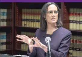  ??  ?? In 2009, Illinois Attorney General Lisa Madigan pushed through the Legislatur­e a new Freedom of Informatio­n Act giving people greater access to public documents.