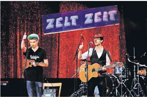  ?? ARCHIVFOTO: BLAZY ?? Musik, Comedy und Kutlur bietet das Zeltzeit-Festival in Ratingen.