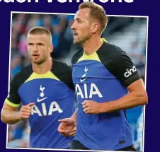  ?? ?? MUTED: Kane’s celebratio­n after his cat-like header in the box sealed the points for Tottenham yesterday