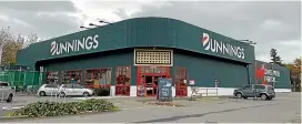  ??  ?? Rangiora Bunnings is one of seven that will close by the end of the month as a result of Covid-19.