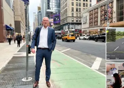  ?? FOTO RR/RTR ?? Wim Swelders, CEO van Kiswe in New York. Zijn bedrijf organiseer­de de livestream van de Ronde van Vlaanderen op rollen en van het grootste (betalende) concert ooit, van de K-popband BTS.