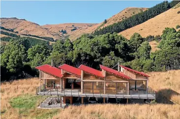  ??  ?? Houhere, a ‘‘truly casual weekender’’ on Banks Peninsula, designed by New Work Studio and Tim Nees Architects with retirement in mind.