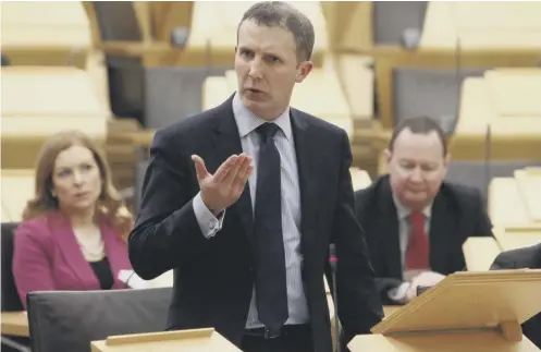  ?? PICTURE: PA ?? Justice secretary Michael Matheson tells MSPS exactly why he intervened to get the SPA to rescind its decision