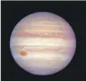  ?? NASA, ESA, AND A. SIMON (GSFC) VIA AP, FILE ?? This April 3 file image made available by NASA shows the planet Jupiter when it was at a distance of about 415 million miles from Earth.