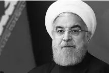  ?? PHOTO: REUTERS ?? Iran President Hassan Rouhani said on Sunday that Tehran’s defense capabiliti­es are not subject to negotiatio­n