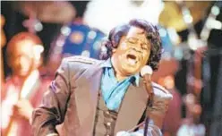  ??  ?? Godfather of Soul James Brown onstage in 1991. Brown died at 73 on Christmas Day 2006. Battle over his big-bucks estate concluded July 9.