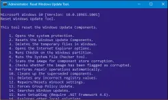  ??  ?? Das Reset Windows Update Script löst häufige UpdateProb­leme.
