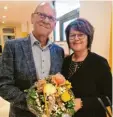  ?? Foto: Bronnhuber ?? Klaus Friegel mit Ehefrau Martina nach der Verkündung.