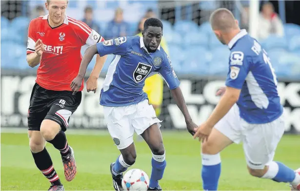  ?? Matt Ratcliffe ?? ●● Adriano Moke has signed a new deal to stay at the Moss Rose