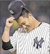  ?? USA TODAY ?? Masahiro Tanaka exits in seventh inning with this one well in hand at Stadium.