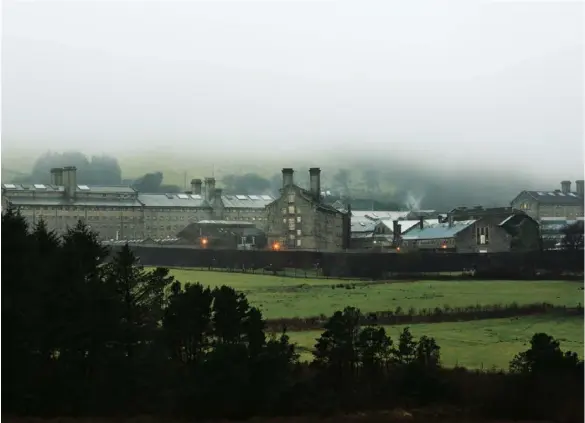  ??  ?? Dartmoor Prison is a bleak landmark in Devon