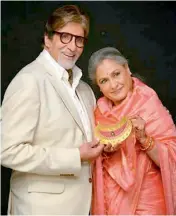  ??  ?? Amitabh and Jaya Bachchan promote a jewellery brand