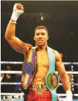  ??  ?? Anthony Joshua