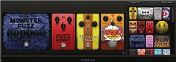  ??  ?? Apple’s Logic comes with Pedalboard, one of the best options for multiple mixing and matching of guitar effects