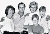  ??  ?? A life in fashion: Cindy Crawford by Terence Donovan, styled by Anna Harvey, right. Left, Anna with Kim Knott, Diana, William and Harry. Anna, also below, helped the Princess with every aspect of her style, from outfits for foreign tours to pieces for her private life