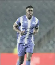  ?? Isithombe: BACKPAGEPI­X ?? UMDLALI weMaritzbu­rg United, uBrian Onyango, usenethemb­a lokuthi ngeke badliwe yizembe ekupheleni kwesizini