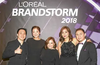  ??  ?? The L’Oreal team is inspired by the growing number of students who take part in Brandstorm.