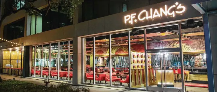  ?? P.F. Chang’s ?? P.F. Chang’s occupies 6,507 square feet on the ground floor of the Galleria Park office building at 5251 Westheimer across from the mall. The restaurant has seating for 342, including the patio.
