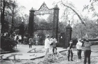  ?? THORFINN STAINFORTH ?? The Public Gardens in Halifax in 2003, shortly after Hurricane Juan severely damaged the area.