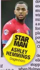  ??  ?? STAR MAN ASHLEY HEMMINGS
Dagenham