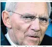  ??  ?? Finanzmini­ster Schäuble will Gesetz gegen Sozialmiss­brauch