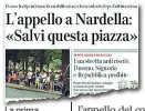  ??  ?? La prima pagina del Corriere Fiorentino di domenica con la lettera appello dei residenti al sindaco