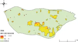  ??  ?? 图 3城市公园使用空间分­布特征