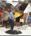  ?? | R.R. /REUTERS ?? Destroços à beira-mar em Punta Cana (República Dominicana)