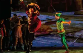  ?? CHRISTIAAN KOTZE ?? El show de Peter Pan vendrá al país con todos sus personajes.