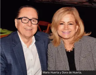  ??  ?? Mario Huerta y Dora de Huerta.