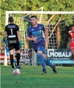  ?? | PHOTO : ANGÉLIQUE PAPIN ?? Toujours pas de victoire pour Alexis Lescaille et La Châtaigner­aie.