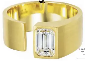  ??  ?? GOLD AND DIAMOND OPEN SOLITAIRE POA
In Detail