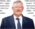  ?? FOTO: DPA ?? Sir Alex Ferguson