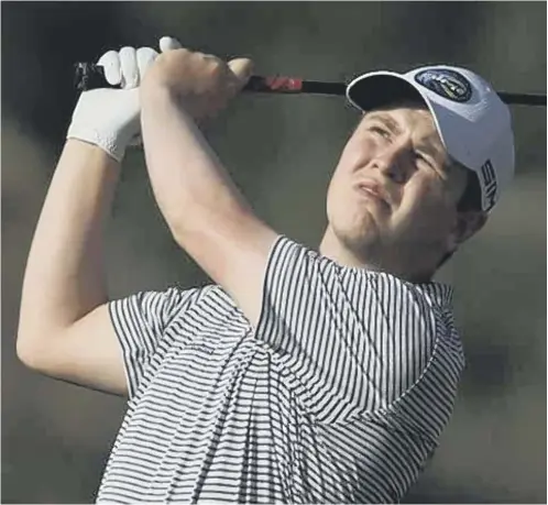  ??  ?? 0 Scotland's Bob Macinytre opened with a five-under-par 67 in the Omega Dubai Desert Classic yesterday