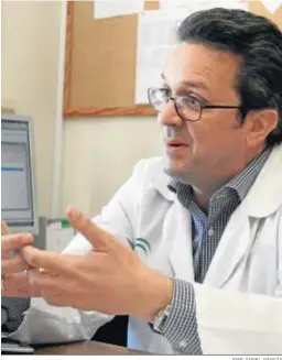  ?? JOSÉ ÁNGEL GARCÍA ?? El experto también es vicedirect­or del Instituto de Biomedicin­a de Sevilla.