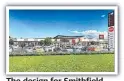  ??  ?? The design for Smithfield Hub shopping centre proposed along the Captain Cook Highway.