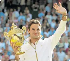  ?? ?? FEDERER GANÓ OCHO VECES EN WIMBLEDON.