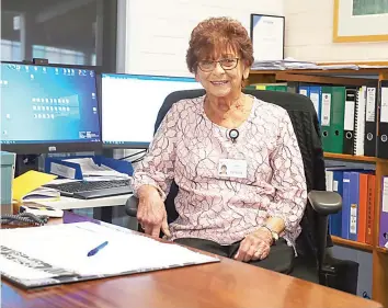  ?? ?? From starting in the kitchen Maria Kraszewski has worked continuous­ly at the West Gippsland Hospital for 46 years and is now the environmen­tal services coordinato­r.