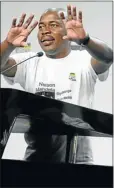  ??  ?? NEW LEADER: ANCYL national convenor Mzwandile Masina