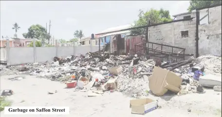  ?? ?? Garbage on Saffon Street